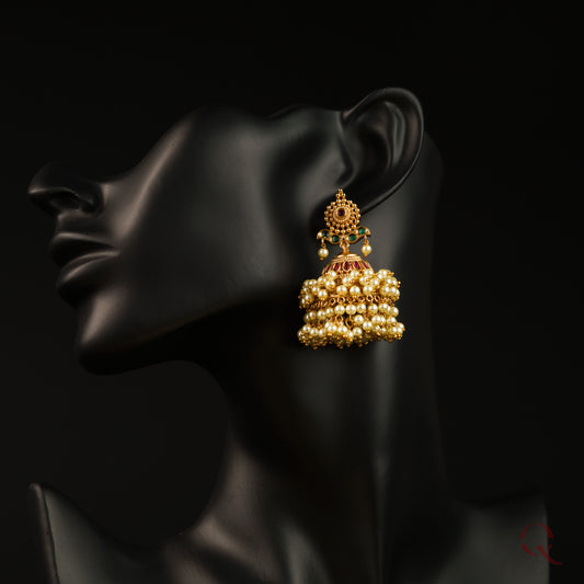 Premium Pearl Jhumka ERD14