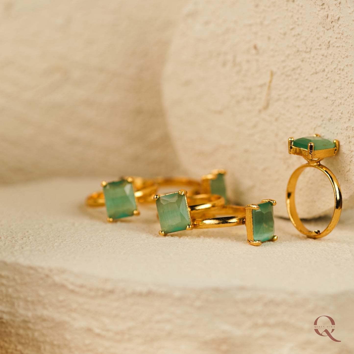 Adjustable Stone Ring RIA11