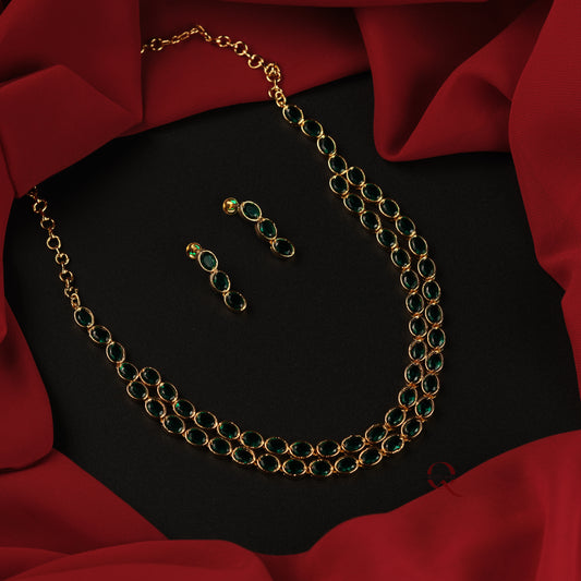 Double Layer Necklace Set NKA15