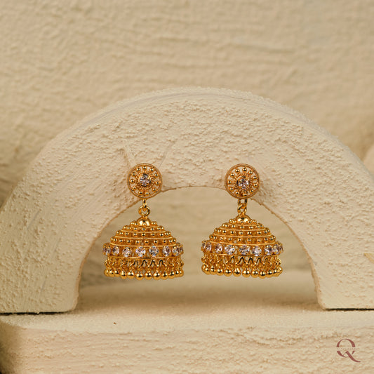 White Stone Stud Jhumka ERA14