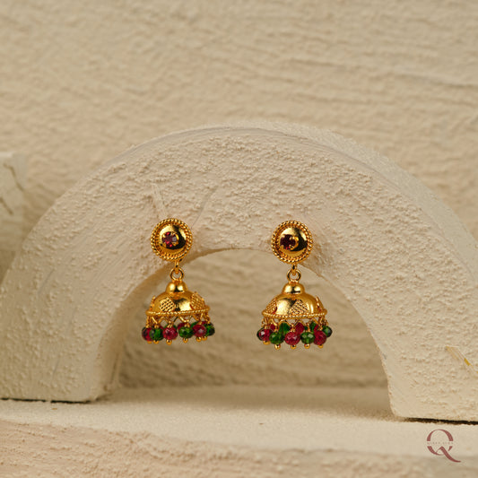 Multicolour Stud Jhumka ERA15