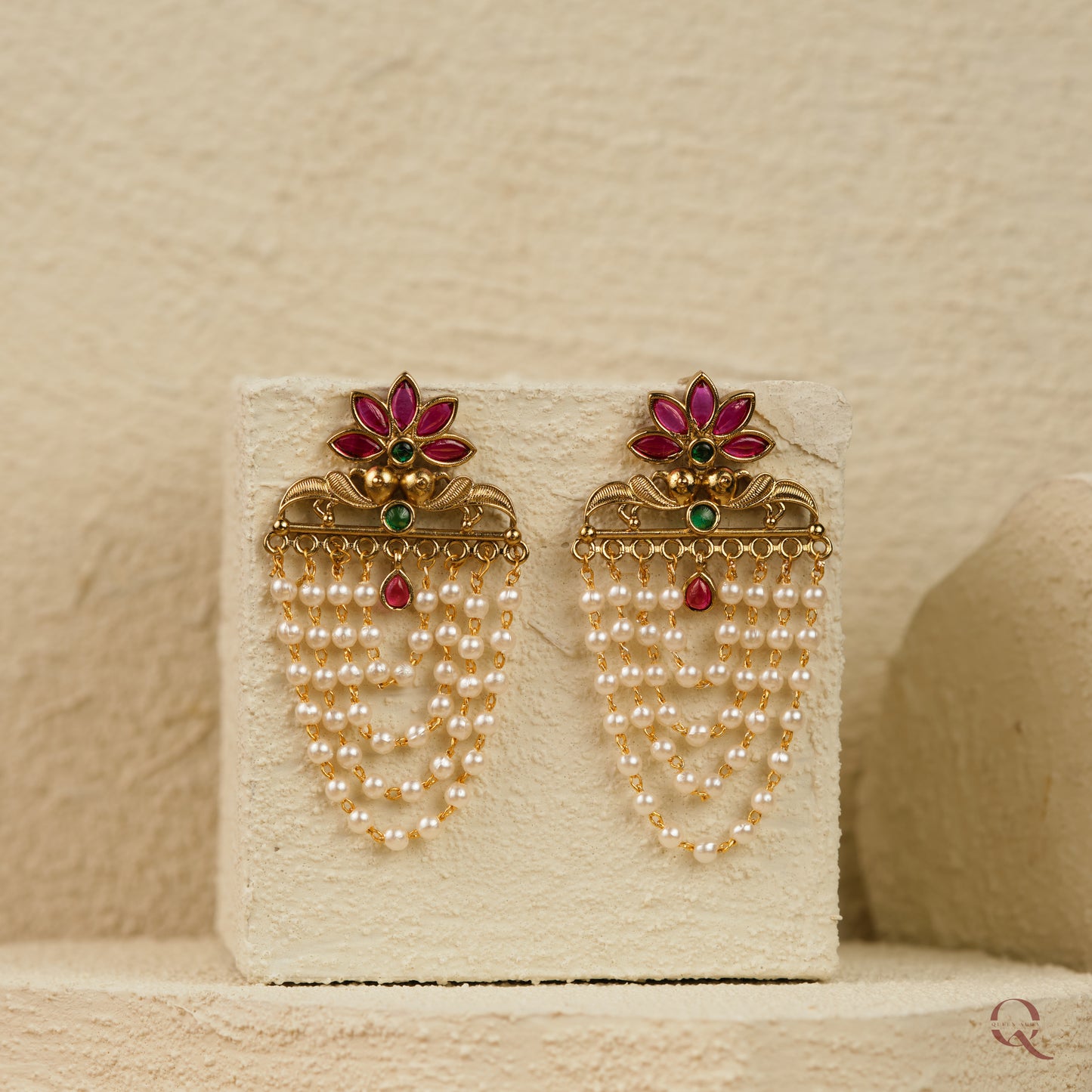 Flower Jhumka ERB12