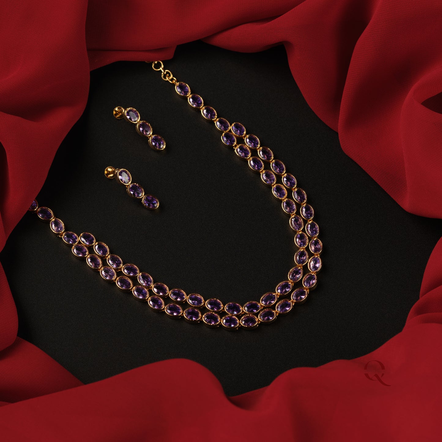 Double Layer Necklace Set NKA15