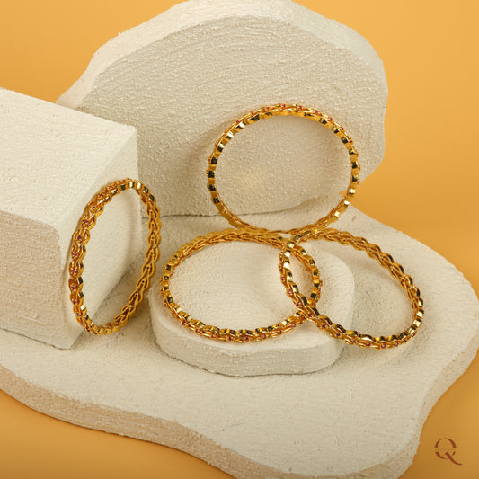 Stone Bangles BGA12 (1-Pair)